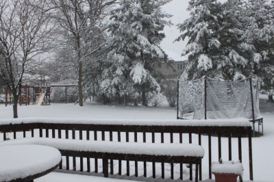 Central students pass time during snow day