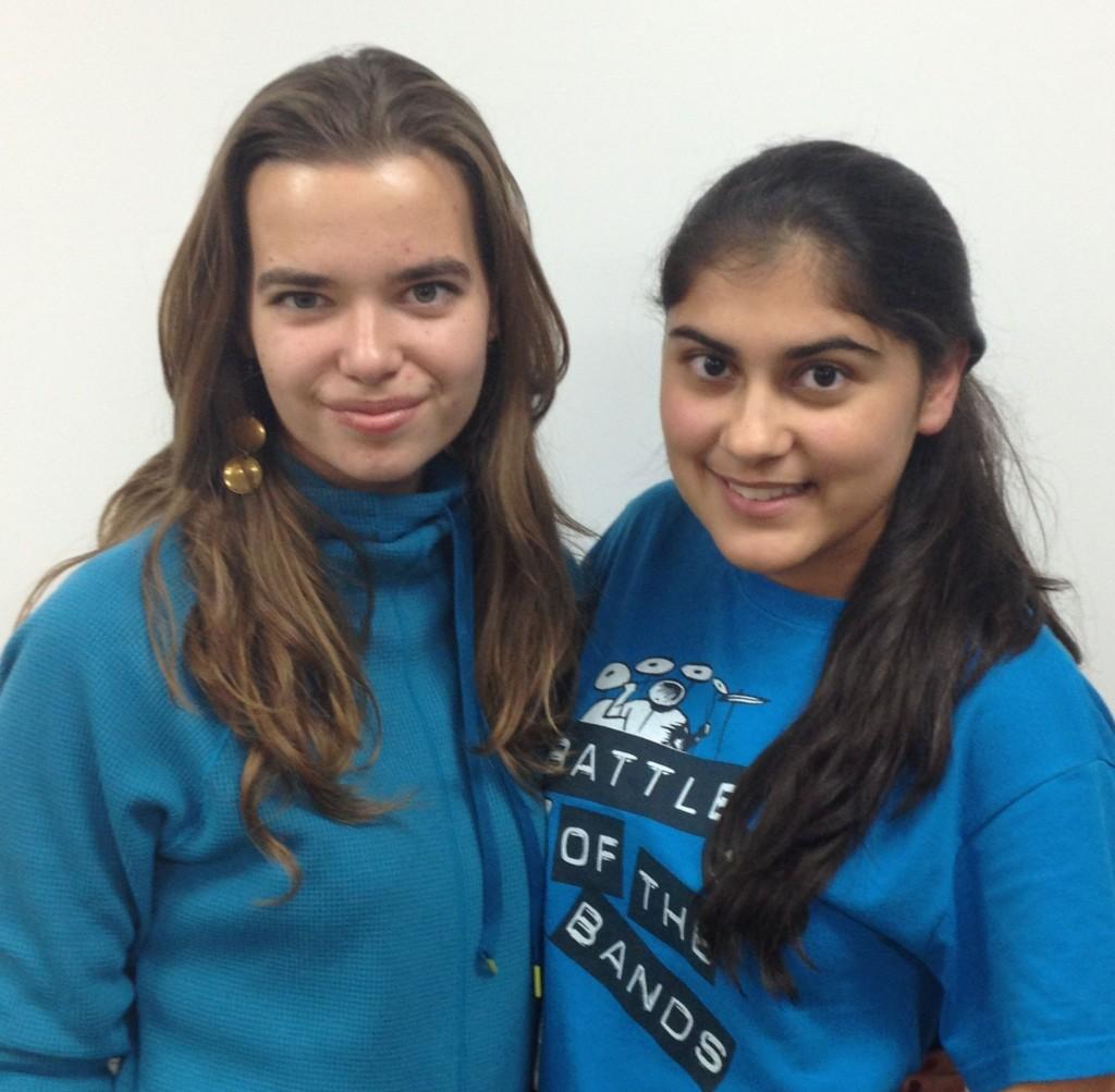 Central Times Managing Editor Anya Marchenko (left) and Durva Trivedi (right), Editorial and Copy Editor