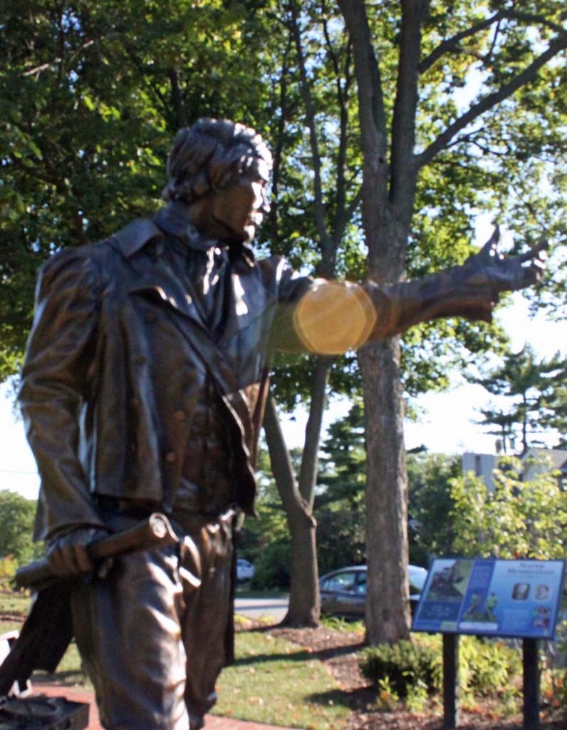 Naper Homestead debuts statue of city's founder