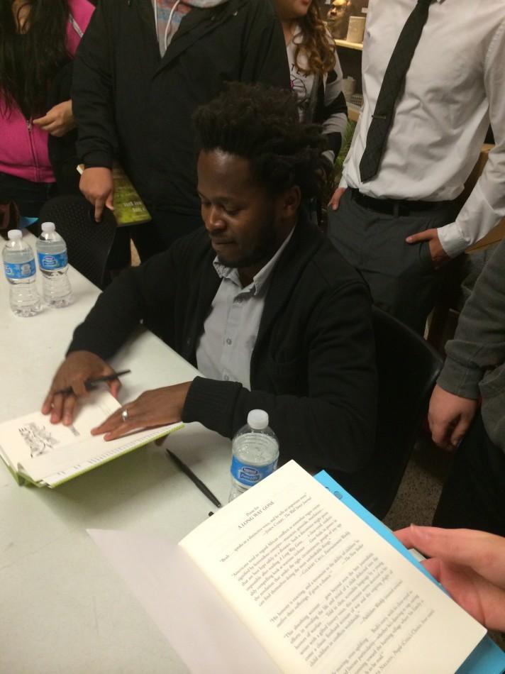 Author, activist, former boy soldier Ishmael Beah visits East Aurora High School