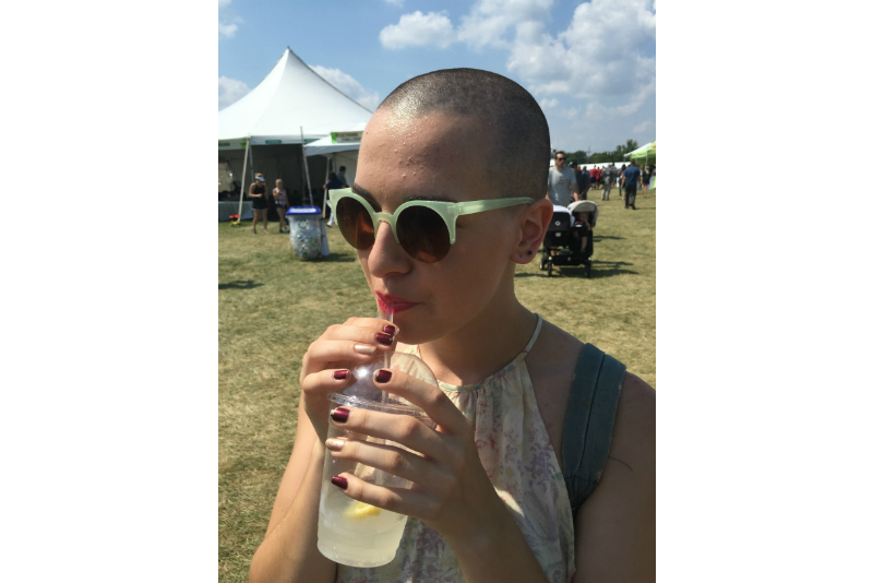 Junior Anna Novak shaves head for St. Baldricks, gains confidence