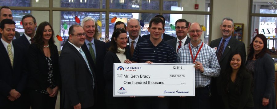 Social Studies teacher Seth Brady wins Farmer’s Insurance grant for $100,000, plans to initiate Illinois Global Scholars program