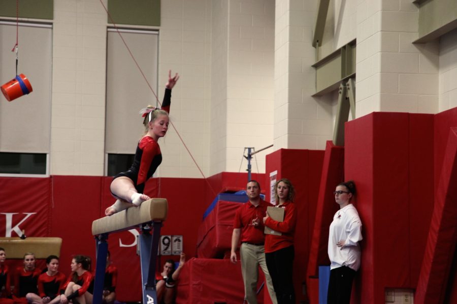 Gymnasts step up, performing well throughout season