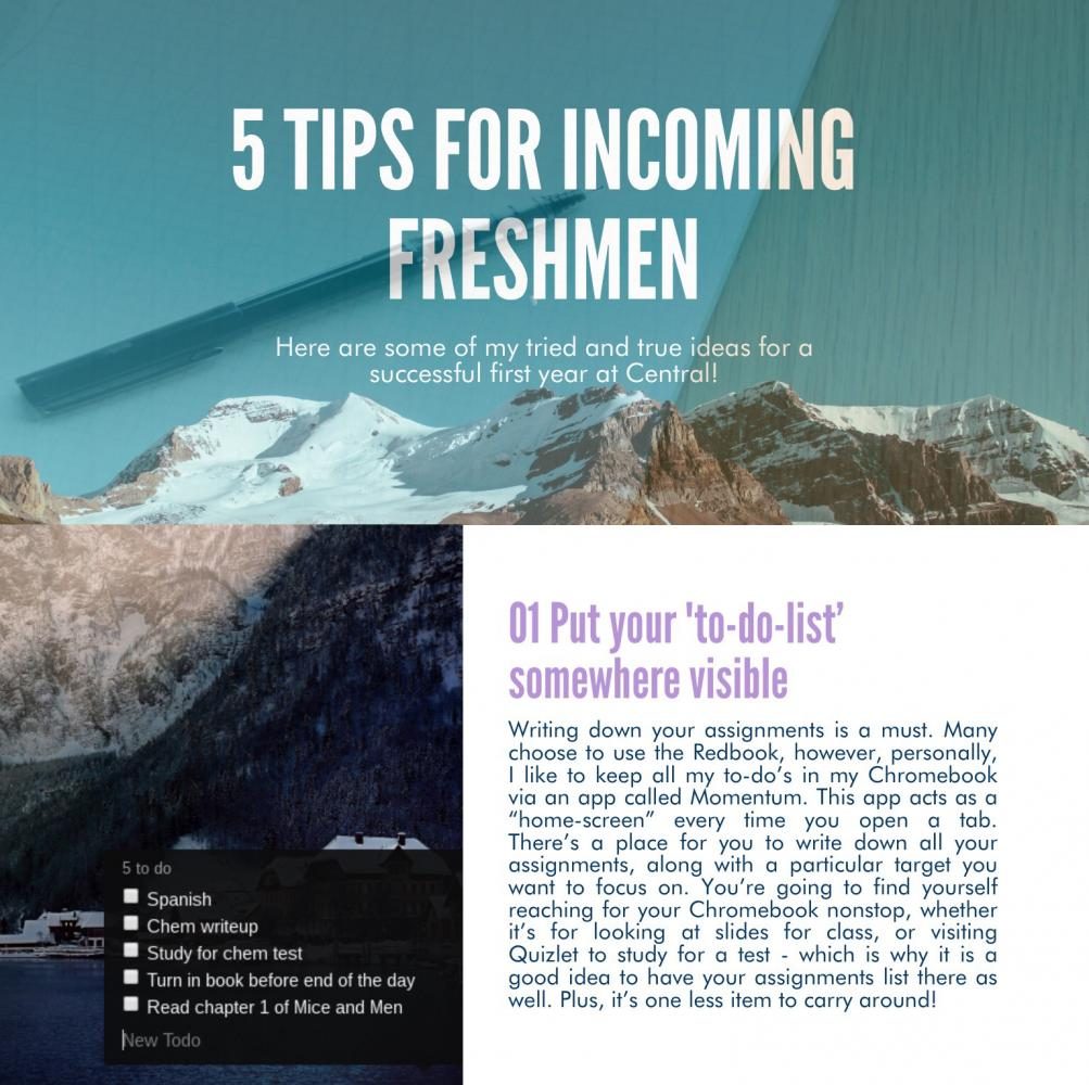 5 Tips for incoming freshmen