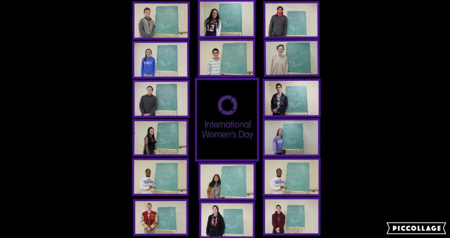 Central students recognize International Women's Day 2018