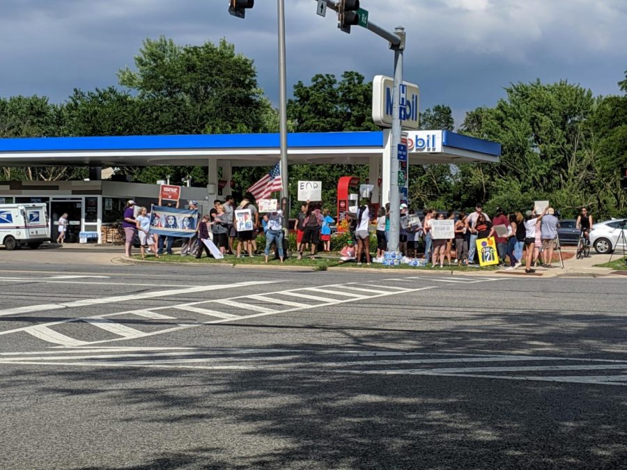 Comment by Gas Station employee sparks protest