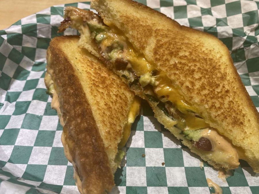 The best selling sandwich in the Intro to business Grilled Cheese Challenge, the "ABC" had three unique toppings: avocado, bacon, and cheddar cheese