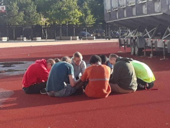Last year’s prayer Around the Flagpole Day was hosted by the Anchored Christian Community Club, which is a religious club at Naperville Central.