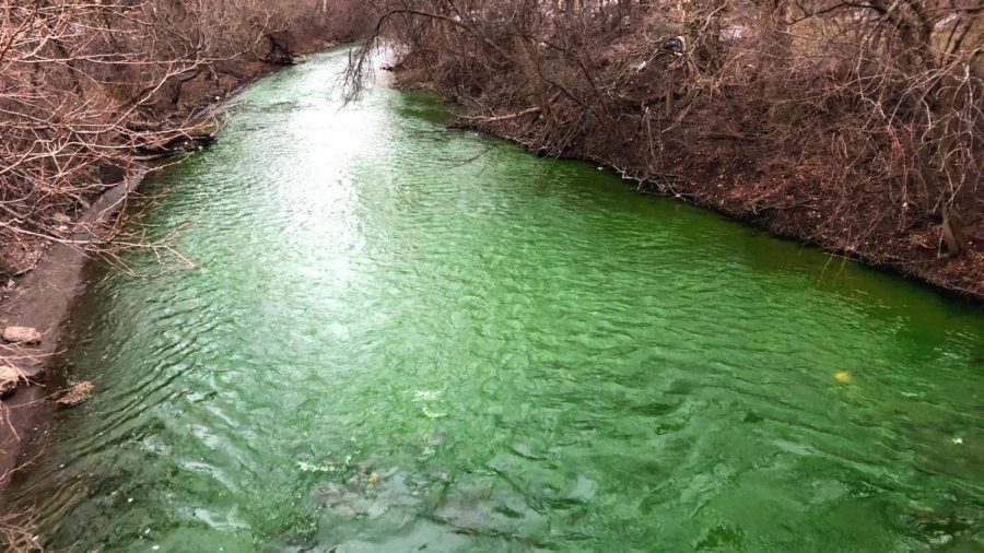 It is a tradition in the city of Chicago to dye the Chicago river green on St. Patricks day. This event was cancelled to dissuade tourism during the COVID-19 pandemic. Some locals proceeded to dye the river green downstream despite this.   