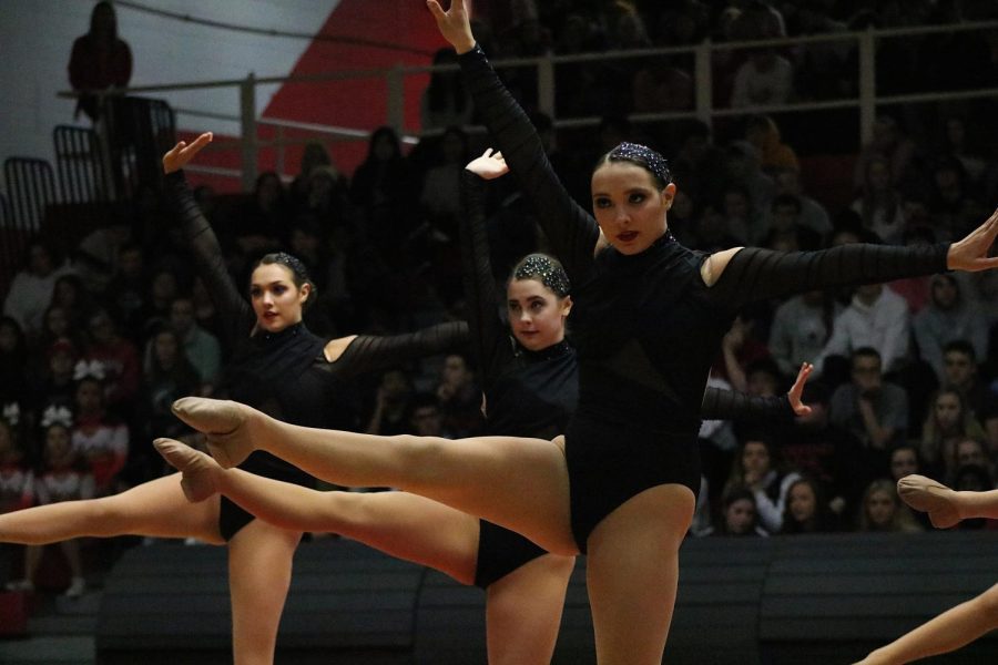 The Arrowettes perform at the 2020 Winter assembly on Feb. 7.