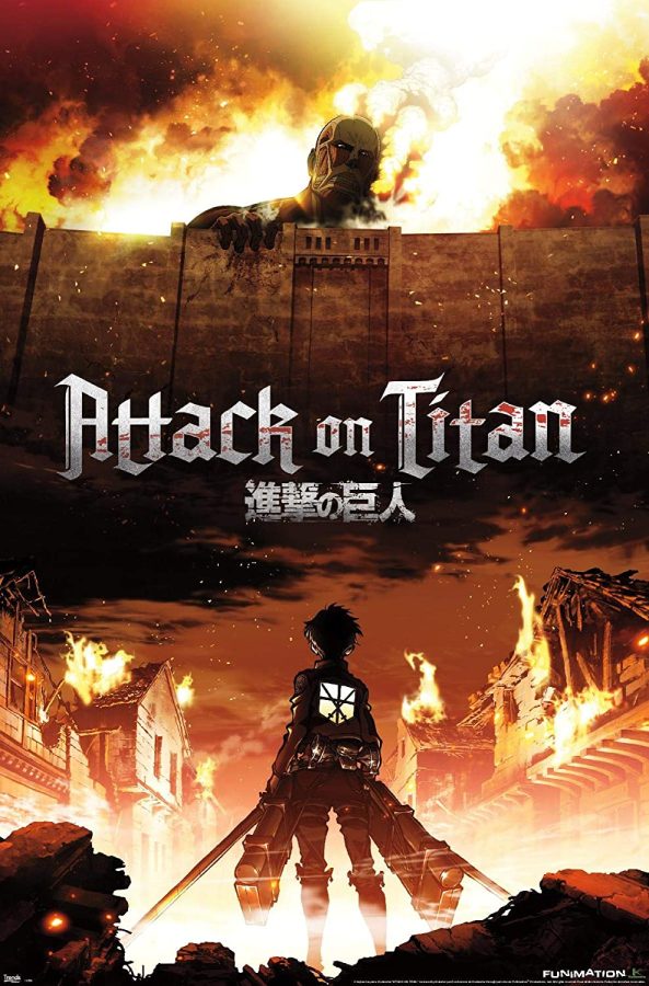 Poster A3 Shingeki No Kyojin 3 Mikasa Eren Jaeger Attack Titan Manga Anime 02 