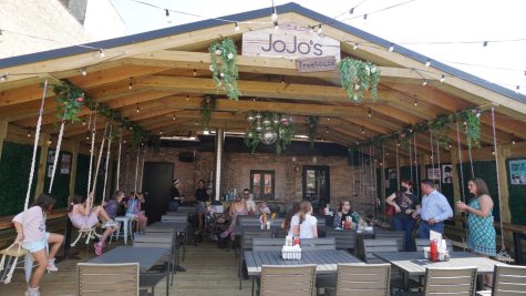 JoJos Treehouse opened as outdoor seating.