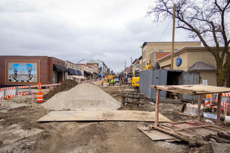 Downtown Construction on April 13.