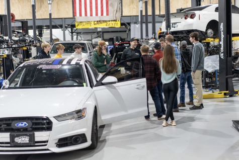 Naperville Centrals Car Club visited multiple car related businesses on Nov. 11.
