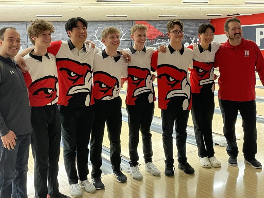The+Naperville+Central+boys+bowling+team+placed+fourth+at+their+sectionals+on+Jan.+21.