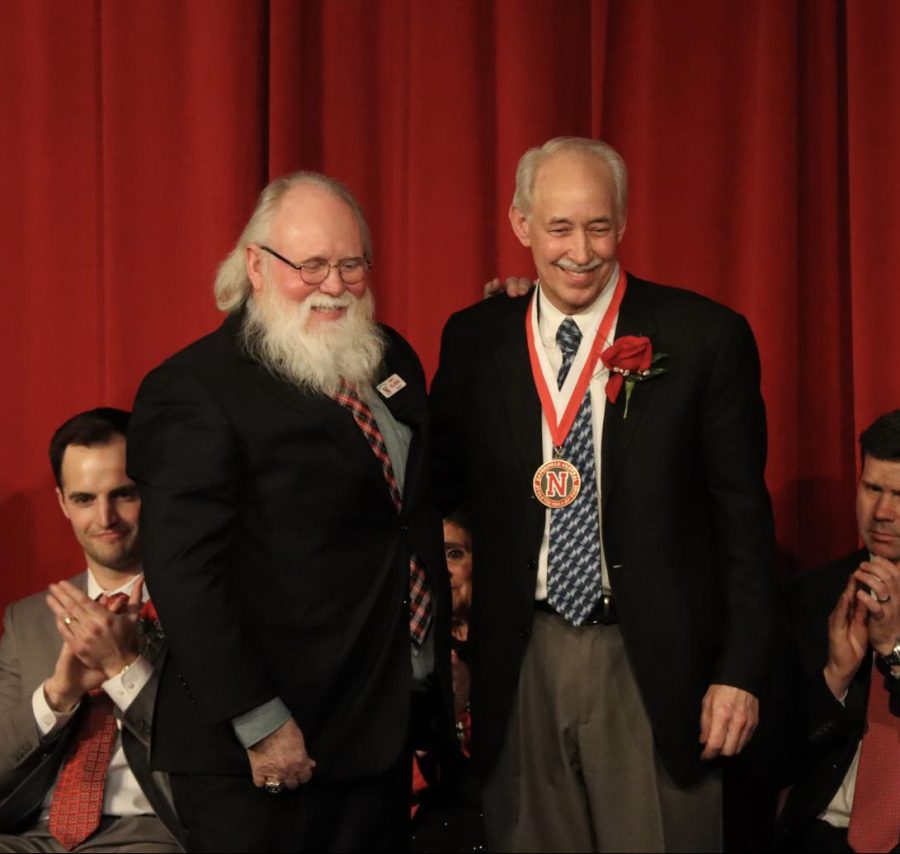 Dr. Richard Erickson (right)