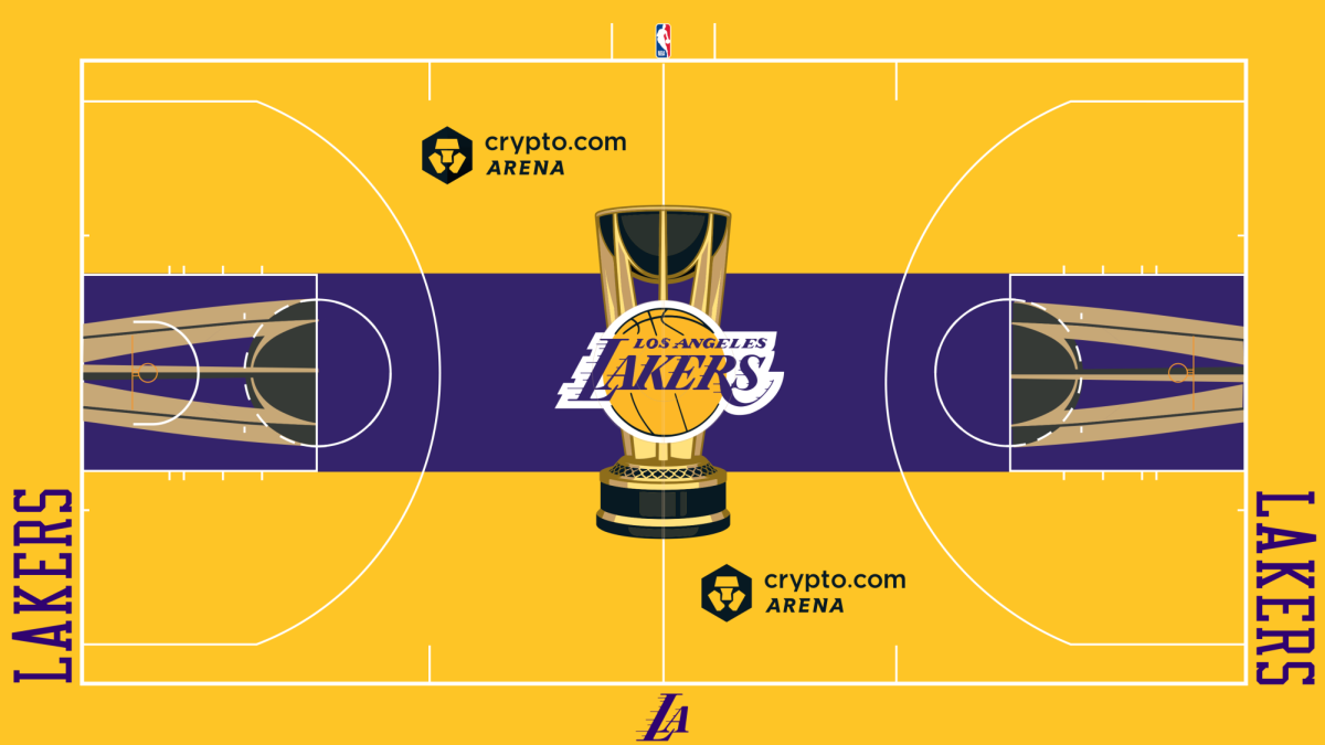 The+Los+Angeles+Lakers+%28very+ugly%29+in-season+tournament+court.