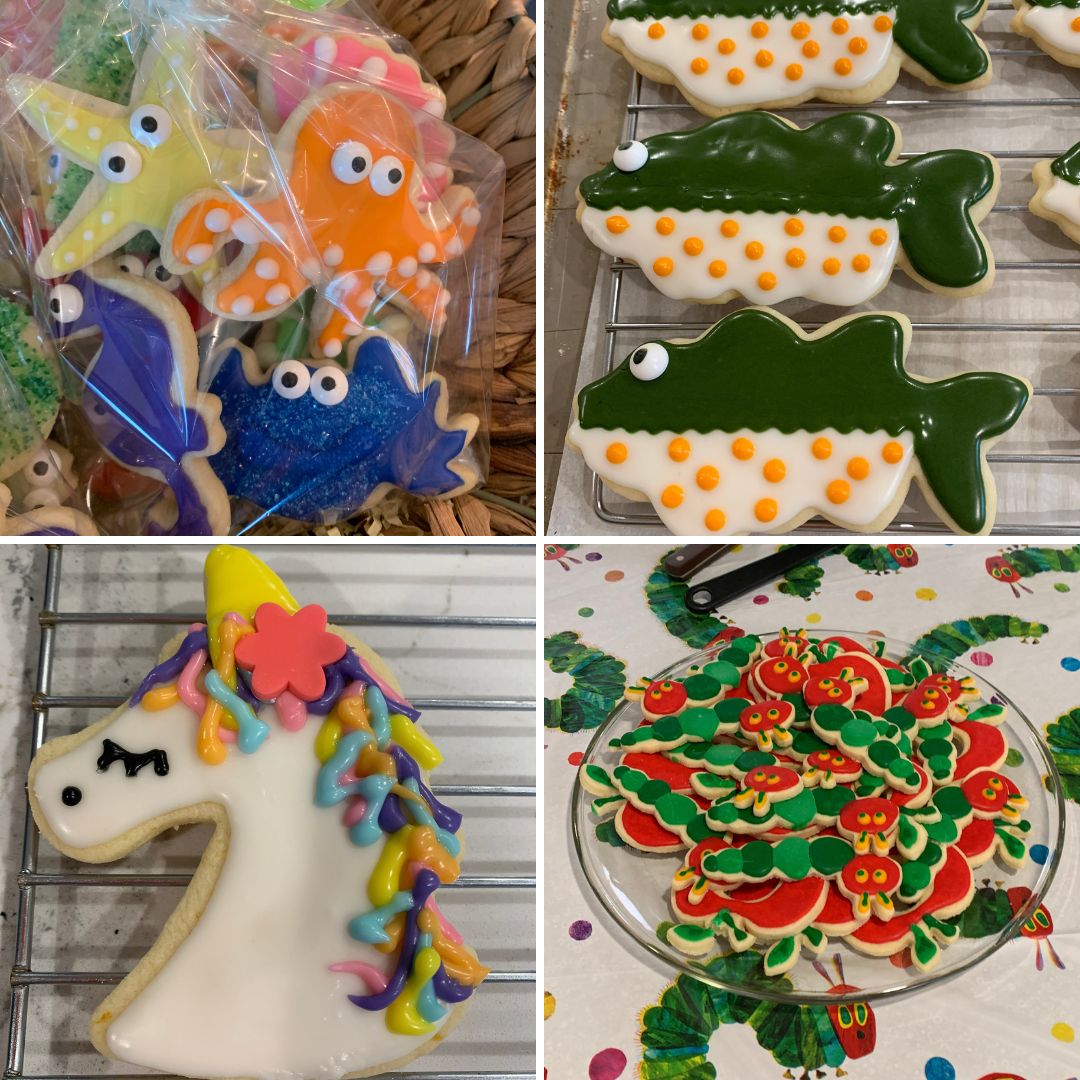 Mary Wilkersons cookies for for birthday parties and baby showers