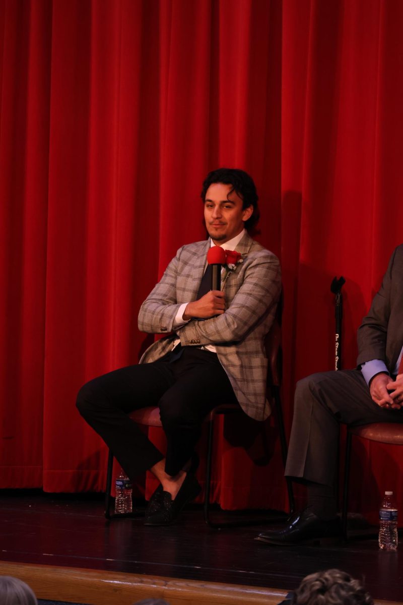 Nicky Lopez, Central Alumn and Major League Baseball Shortstop, was inducted into Central's Athletic Hall of Fame on Jan. 26.