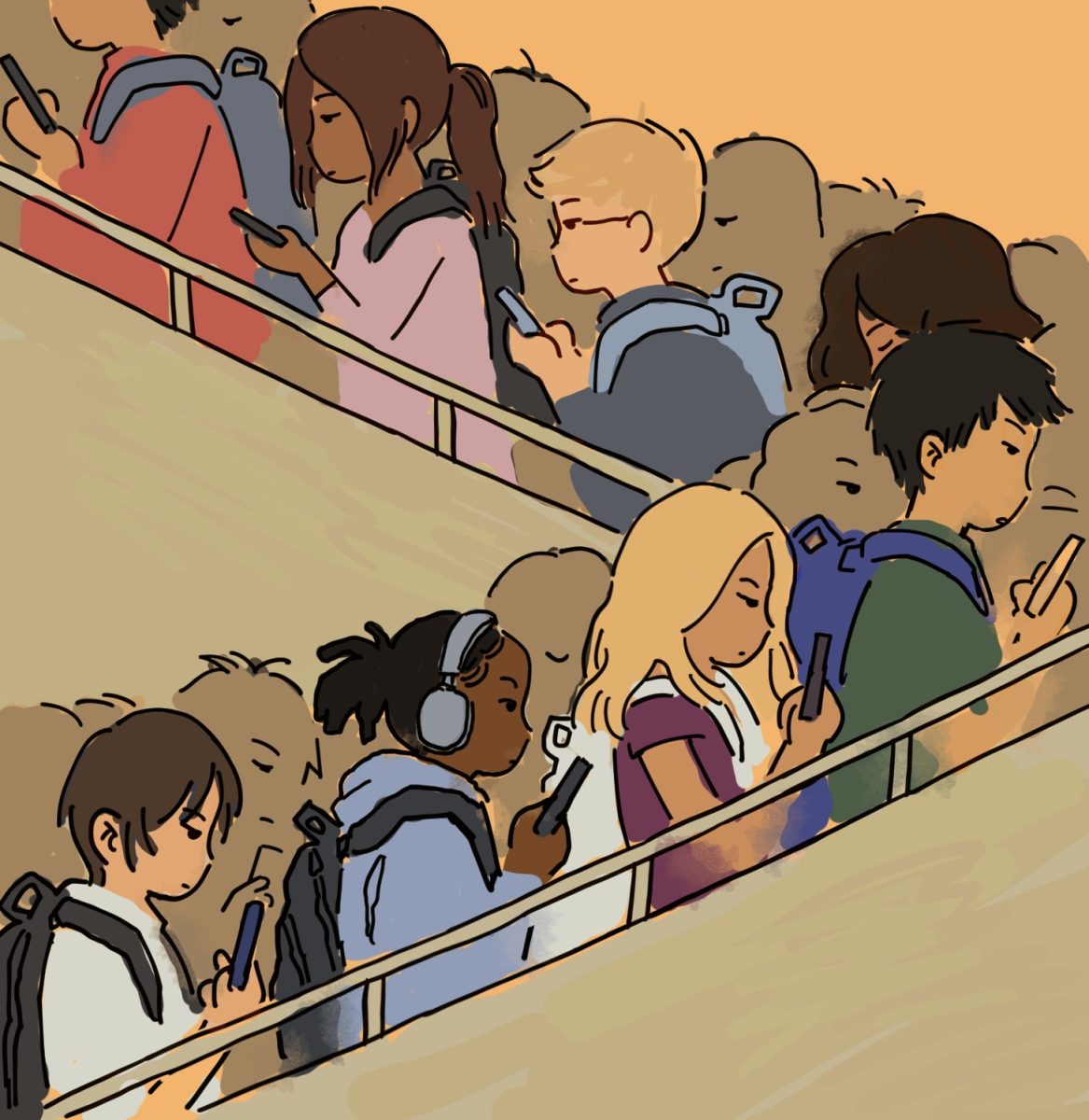 Opinion: Heads up, phones down: Why we need to put screens away in the hallways