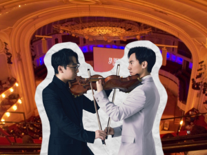TwoSet Violin performed on Oct. 14. Their concert took place at the Chicago Symphony Center. (Photo Credit: Tianyao He and TwoSet Violin)
