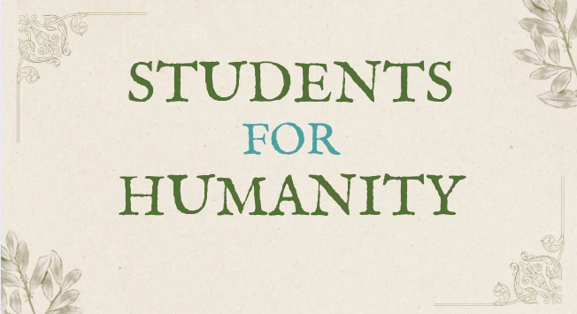 Students for Humanity, a new student group focused on human rights activism, held its initial meeting on February 10. The club was founded by juniors and co-presidents Avery Nowak and Lola Schwerha, who felt a desire to create a space for students interested in discussing social and political issues from a progressive perspective. Photo courtesy of Avery Nowak